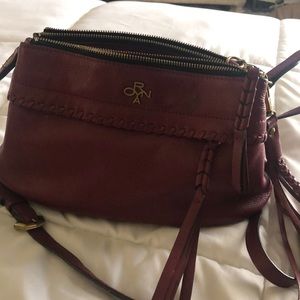 Leather wine purse